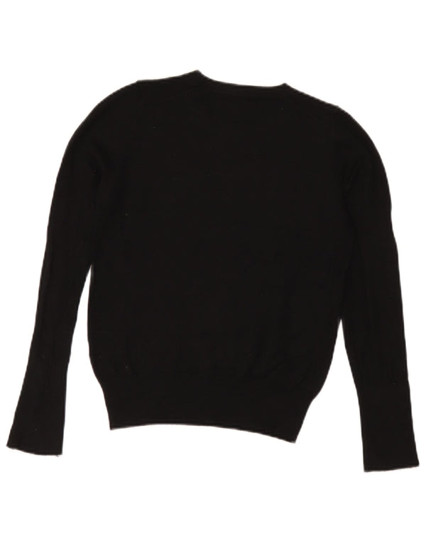 Zara Pull ras du cou pour femme UK 10 Petit Noir