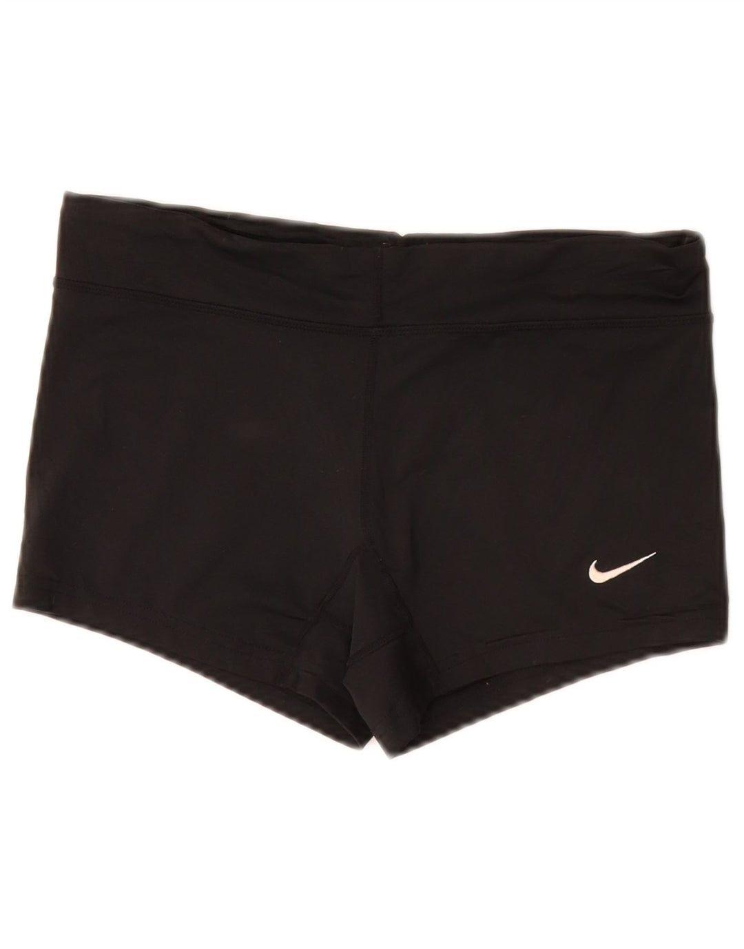 NIKE Short de sport Dri Fit pour femme UK 10 Petit Noir Polyester