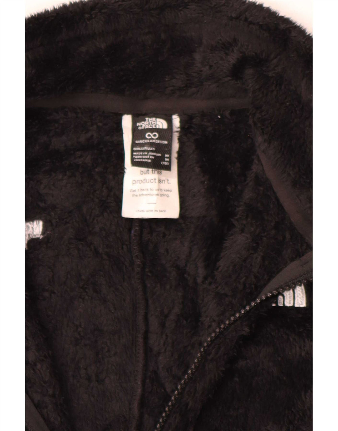 The North Face Veste Polaire Fille 9-10 ans Noir Moyen Polyester
