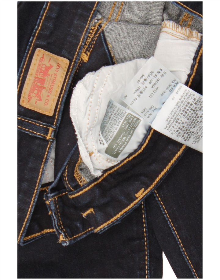 LEVI'S Jean Skinny Legging Femme 535 W32 L31 Bleu Marine Coton