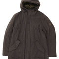Marc O'Polo Veste matelassée à capuche pour homme UK 40 Large Gris Laine