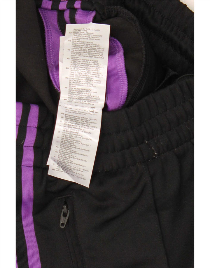 Adidas Pantalon de survêtement pour femme UK 10 Small Noir Polyester