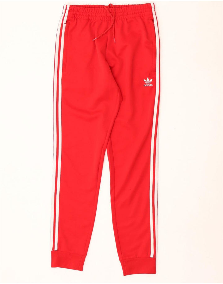 Adidas Pantalon de survêtement pour homme Pantalon de jogging Petit Rouge Polyester
