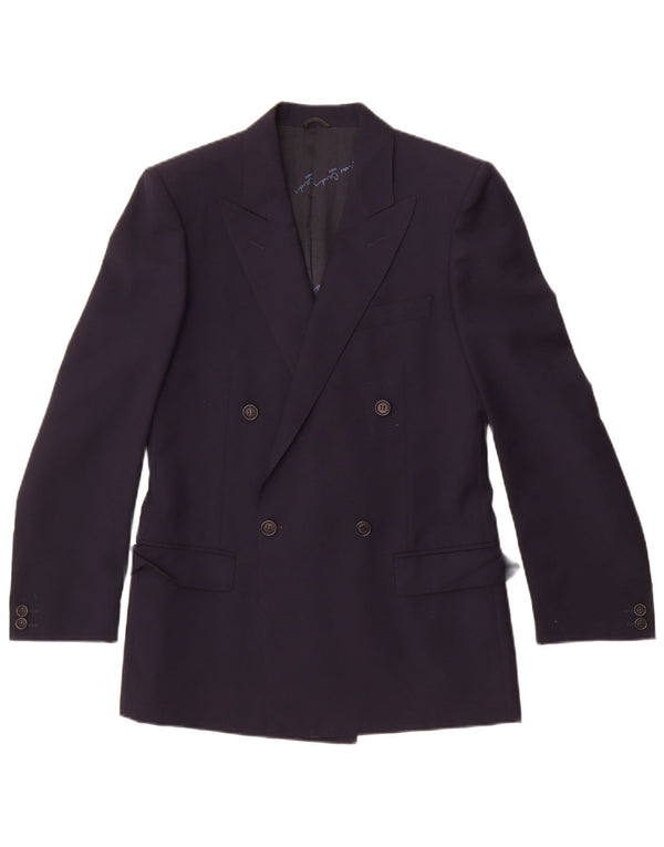 Pierre Cardin Veste Blazer Double Boutonnage Homme UK 36 Petit Bleu Marine