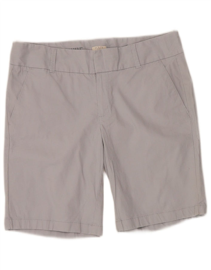 J. CREW Short Chino Femme US 6 Medium W30 Gris Coton