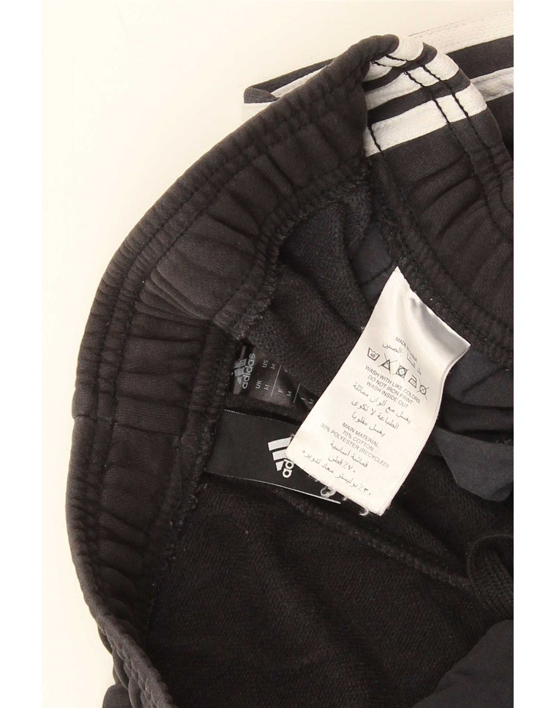 Adidas Short de Sport Homme Gris Moyen Coton