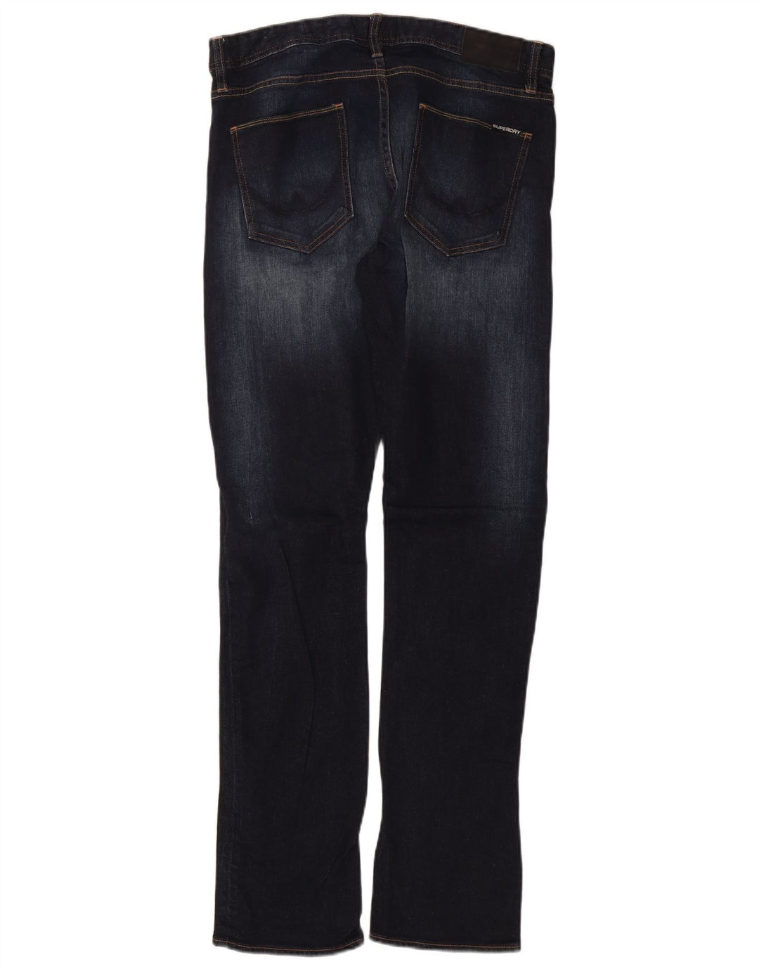 SUPERDRY Jean Slim Homme W34 L34 Bleu Marine Coton