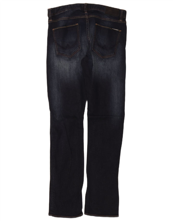 SUPERDRY Jean Slim Homme W34 L34 Bleu Marine Coton