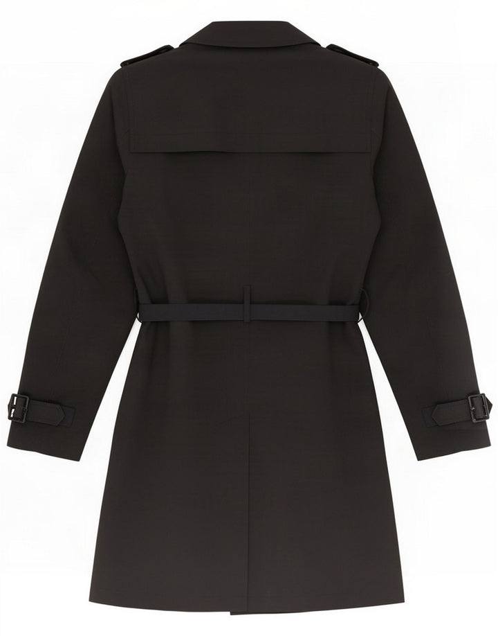 Marks & Spencer Trench-coat pour femme UK 12 Polyester noir moyen
