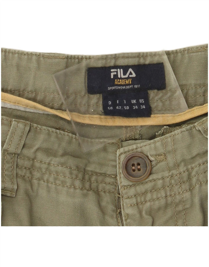 Fila Short Cargo W34 Homme Kaki Large