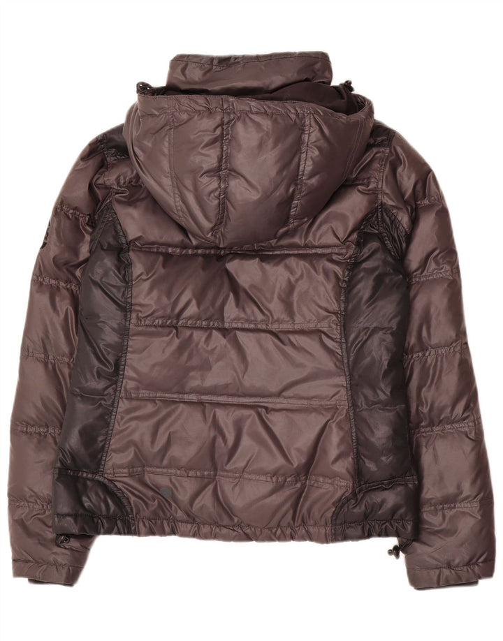 Conte of Florence Veste matelassée pour femme IT 44 Marron moyen Colourblock