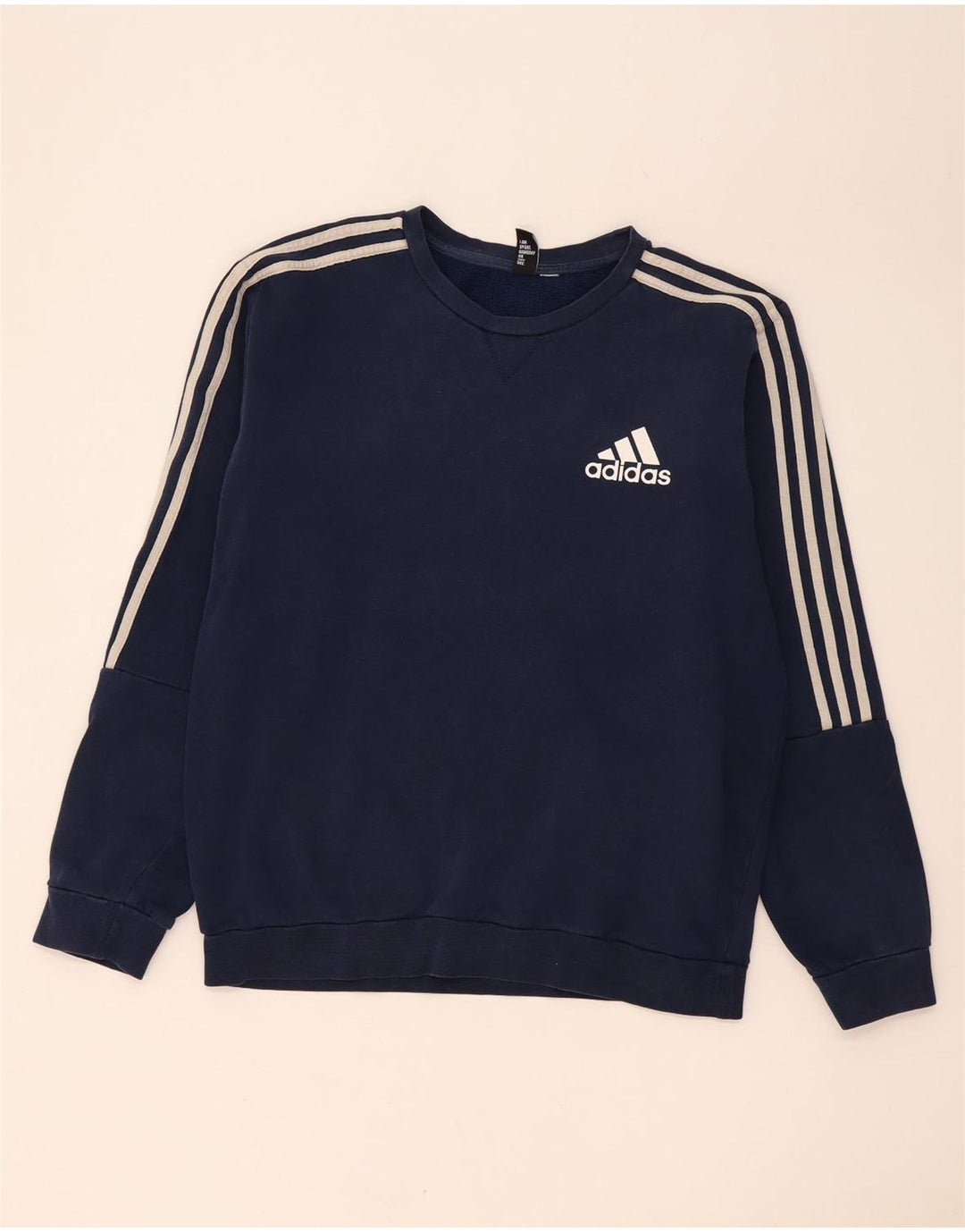 Adidas Sweat-shirt pour homme Bleu marine Taille L