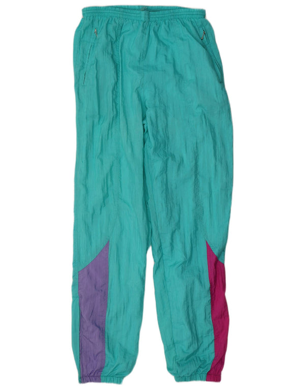 Diadora Pantalon De Survêtement Large Turquoise Colourblock Polyamide Homme
