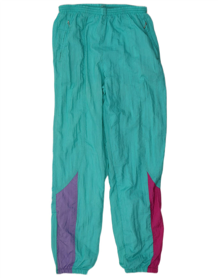 Diadora Pantalon De Survêtement Large Turquoise Colourblock Polyamide Homme