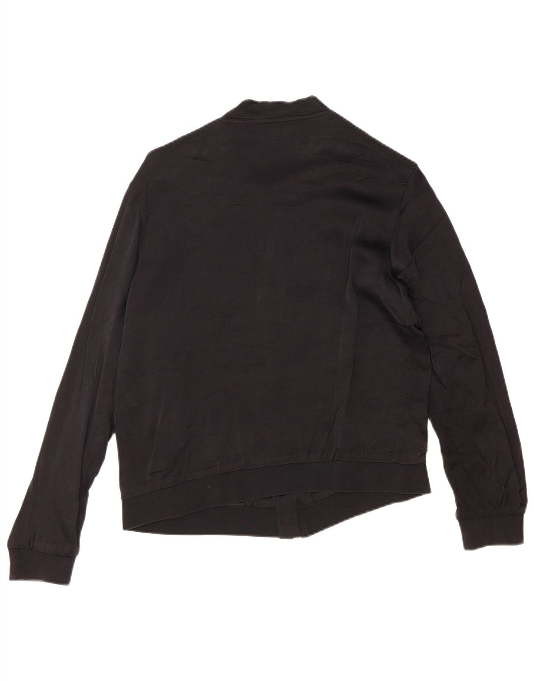 Zara Femmes Graphique Survêtement Top Veste UK 10 Petit Noir Floral