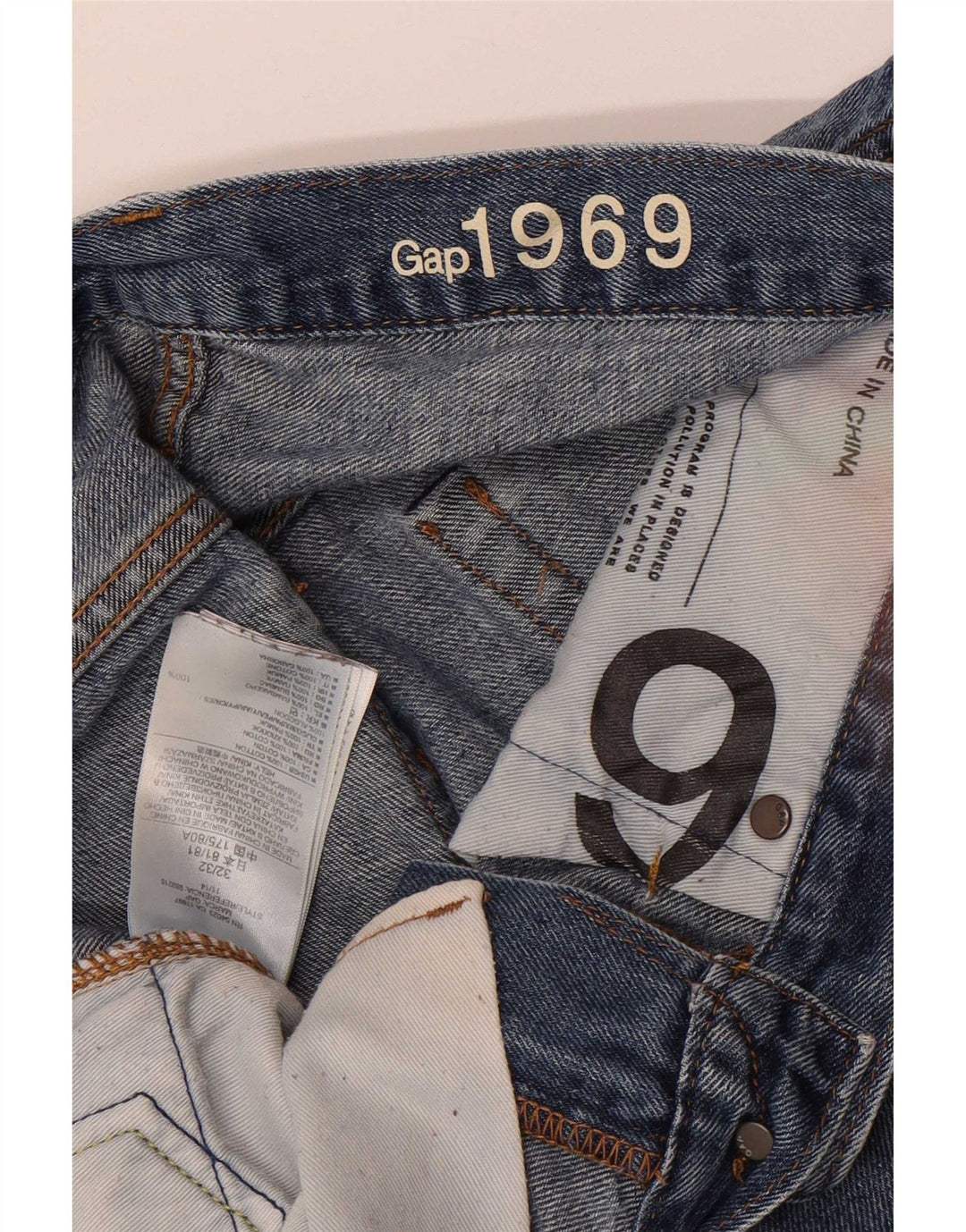 Gap Jean Slim Homme W32 L32 Bleu Coton