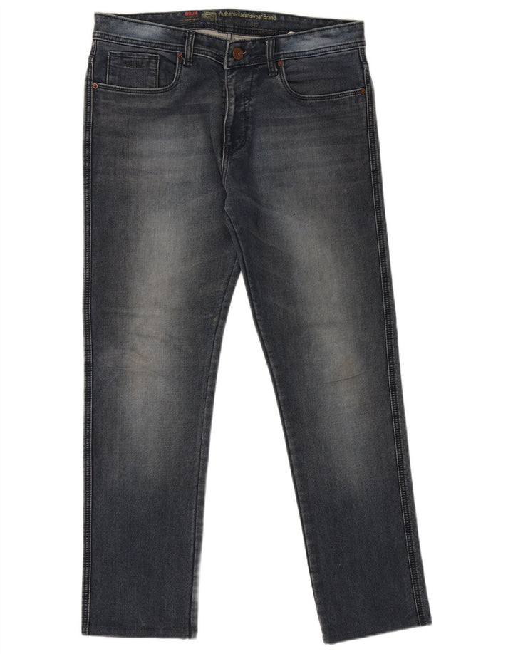 Wrangler Jean droit homme W36 L30 bleu coton