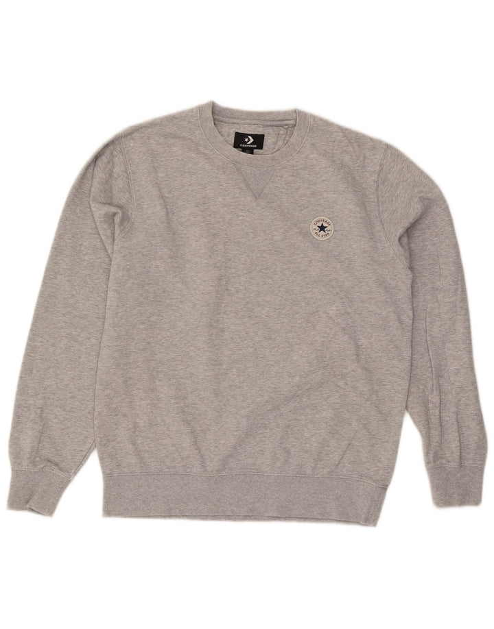 Converse Chuck Taylor Sweatshirt Jumper Petit Gris Moucheté Coton