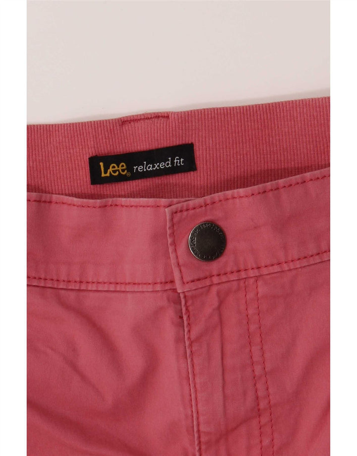 Lee Bermuda cargo coupe décontractée pour femme W36 XL Rose