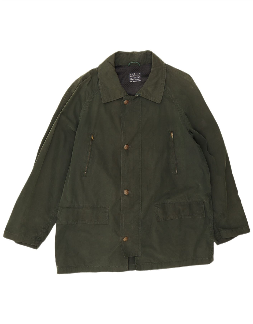 Marina Yachting Veste Utilitaire Homme IT 50 Large Vert Coton