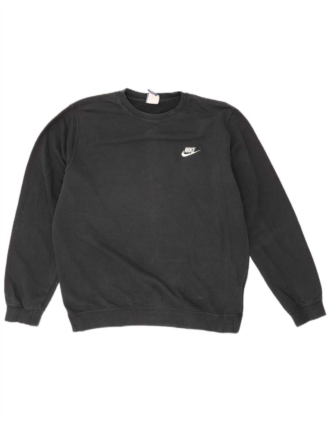 NIKE Sweat-shirt pour homme en coton noir moyen