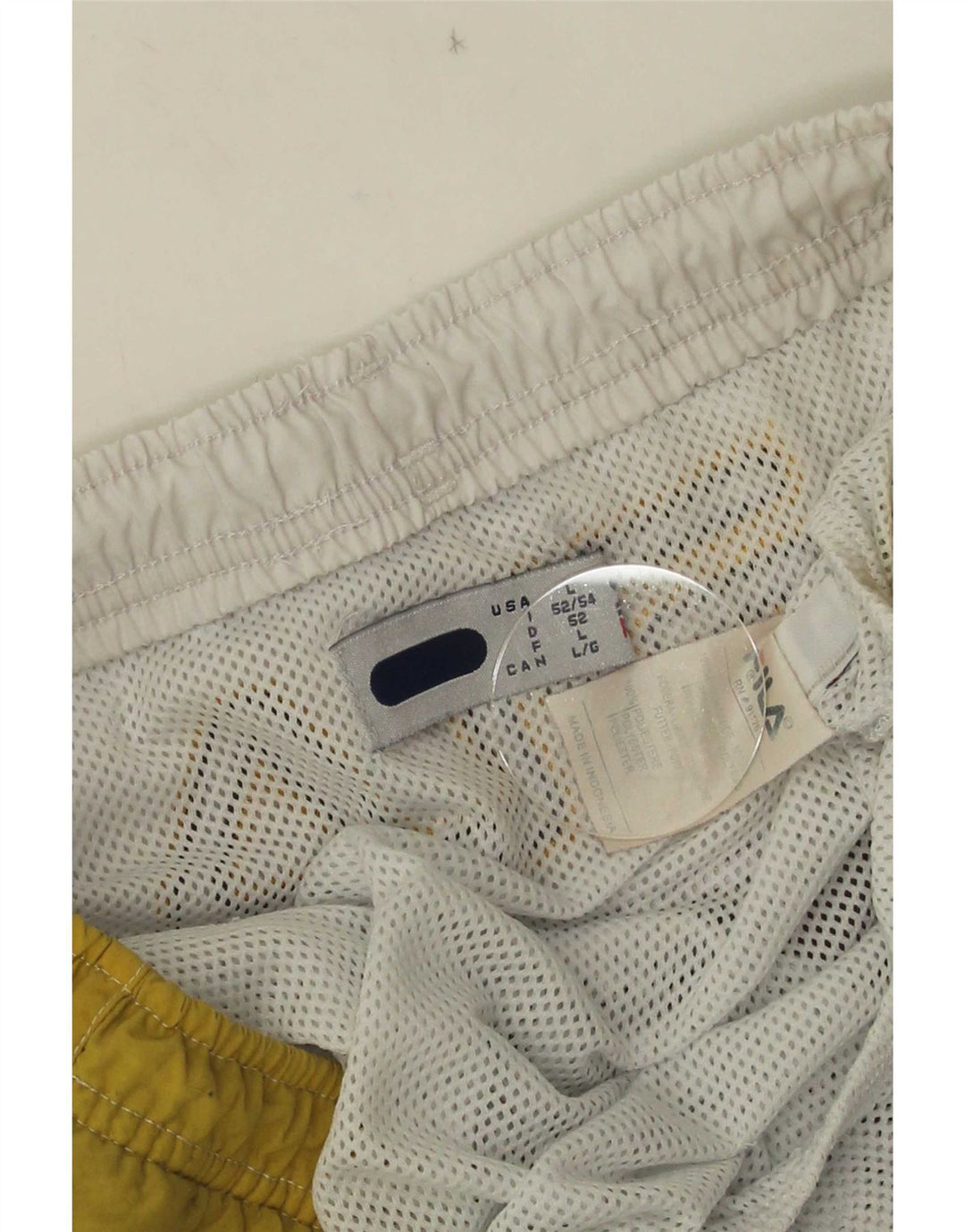 Fila Short de Bain Graphique Homme Gris Colorblock Polyamide