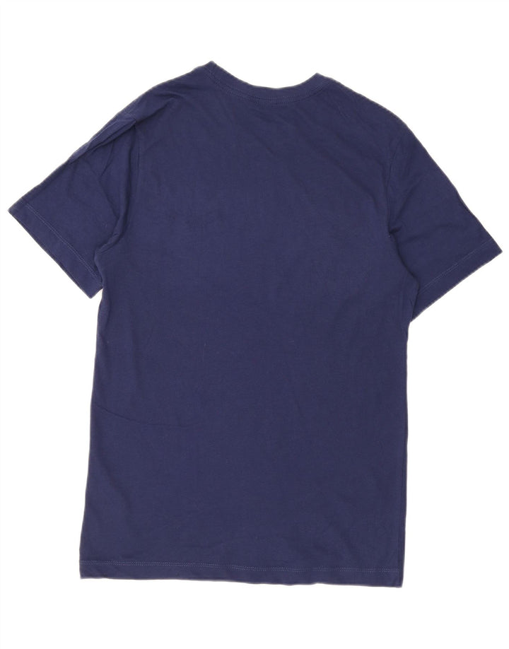 NIKE T-shirt graphique pour hommes, petit, en coton bleu marine