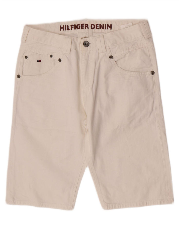Tommy Hilfiger Short en jean W32 pour homme en coton blanc moyen
