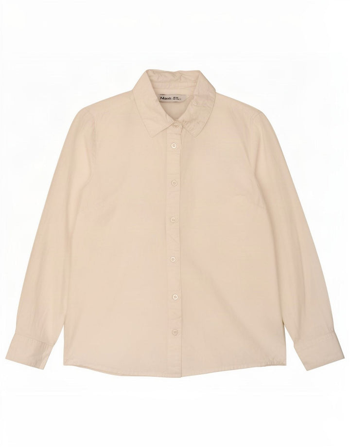 M&Co Chemise Femme UK 12 Coton Blanc Moyen