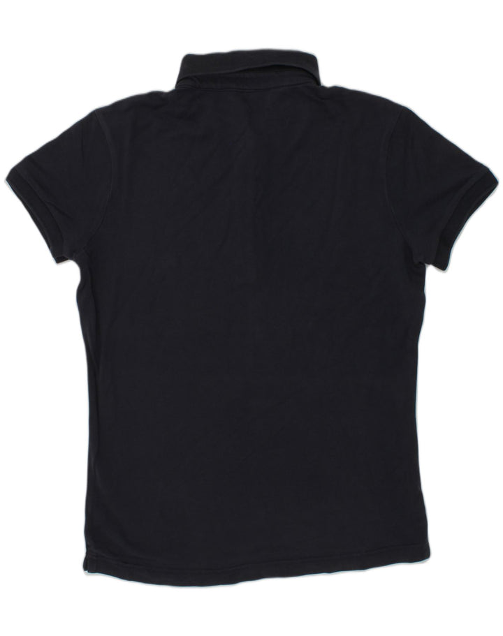 K-WAY Girls Polo Shirt 10-11 Years Black Cotton | Vintage K-Way | Thrift | Second-Hand K-Way | Used Clothing | Messina Hembry 