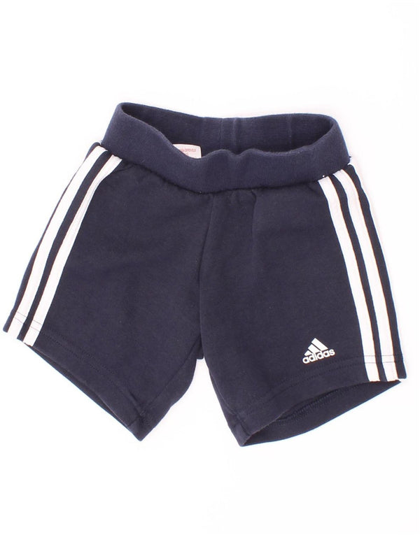 Adidas Short de sport bébé garçon 9-12 mois bleu marine en coton