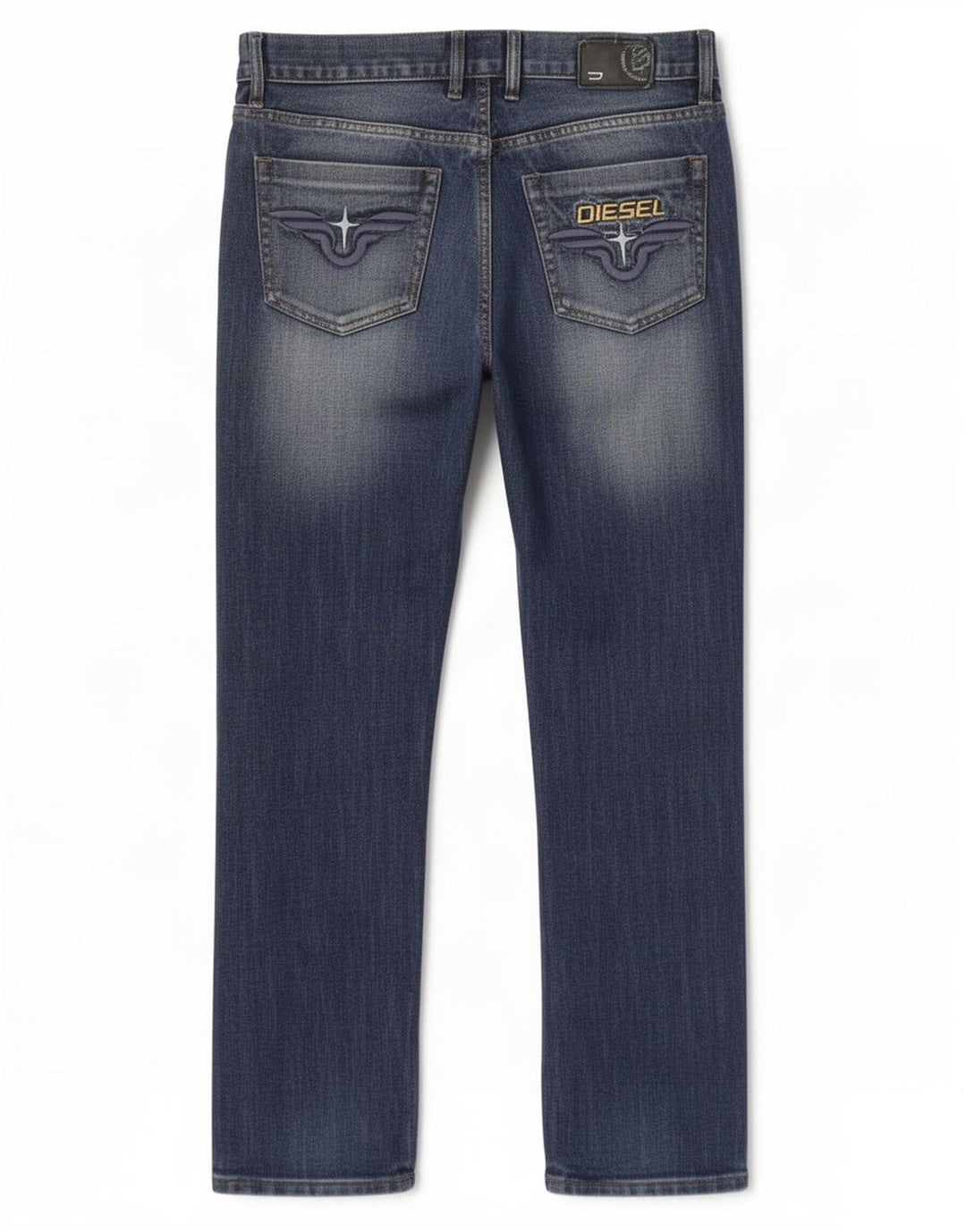 Diesel Jean Droit Homme W34 L34 Bleu Coton