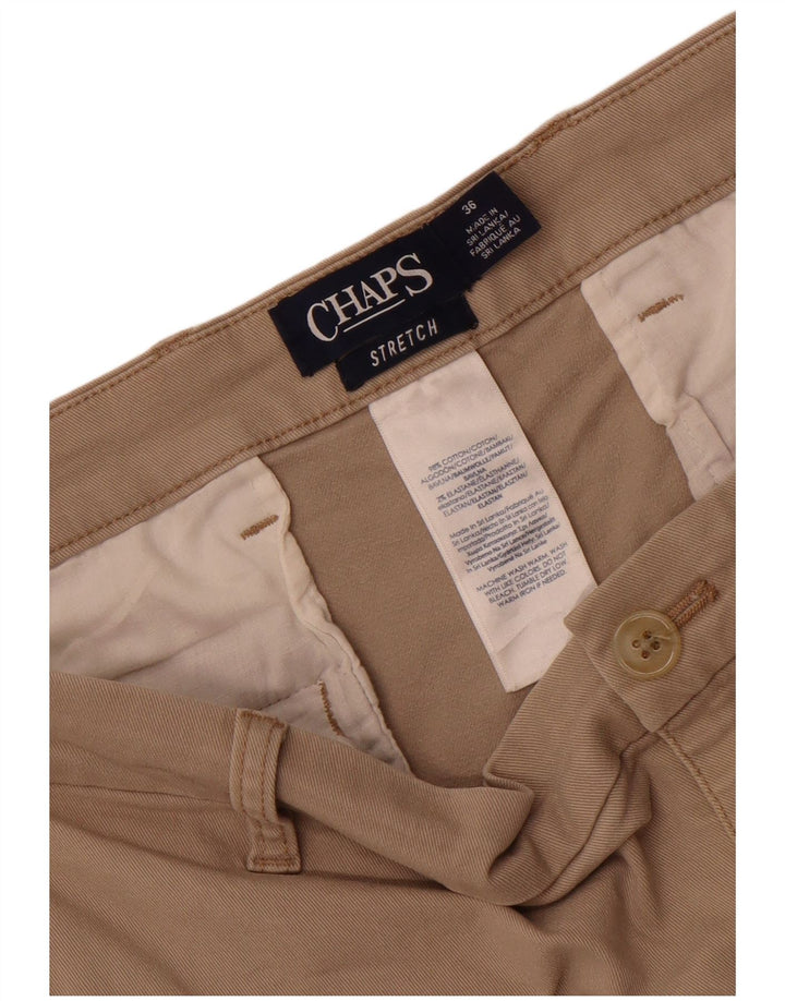 Chaps Short Chino Homme W36 Large Beige Coton