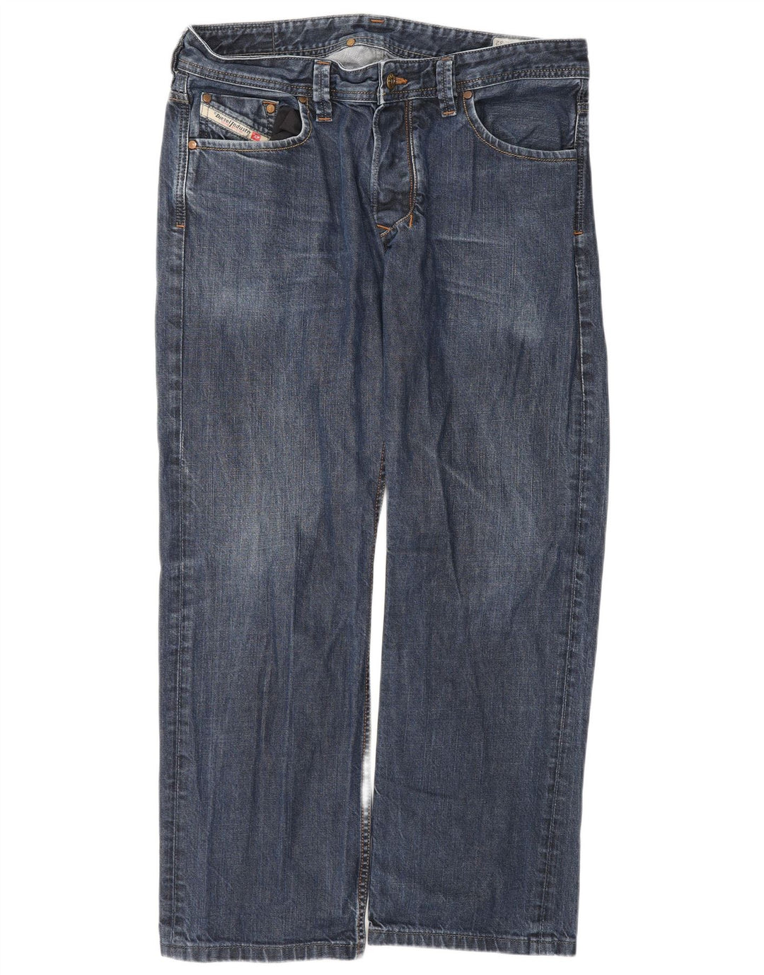 Diesel Jean droit W34 L29 bleu coton homme