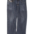 Diesel Jean droit W34 L29 bleu coton homme