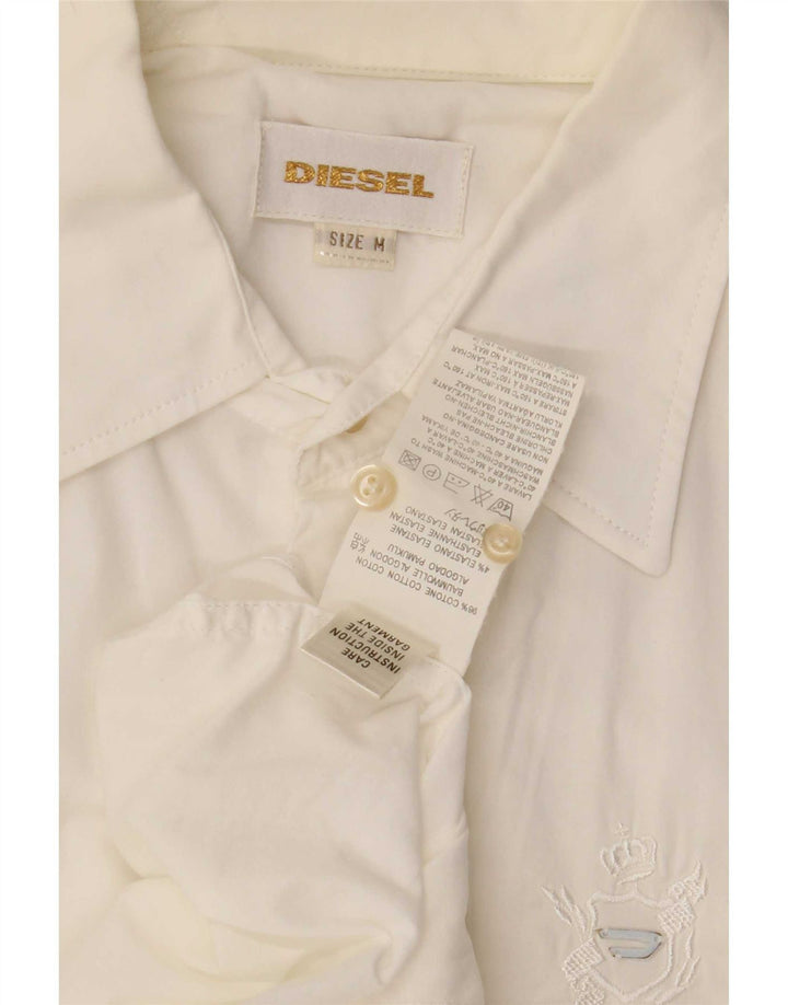 Diesel Chemise Homme Blanc Moyen Coton