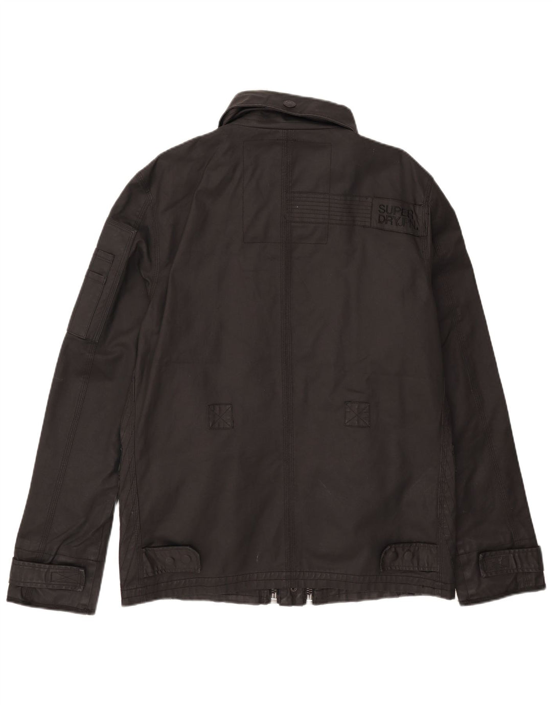 Superdry Veste Militaire Homme UK 44 2XL Coton Noir