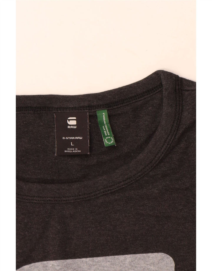 G-Star Homme Graphic T-Shirt Top Large Gris