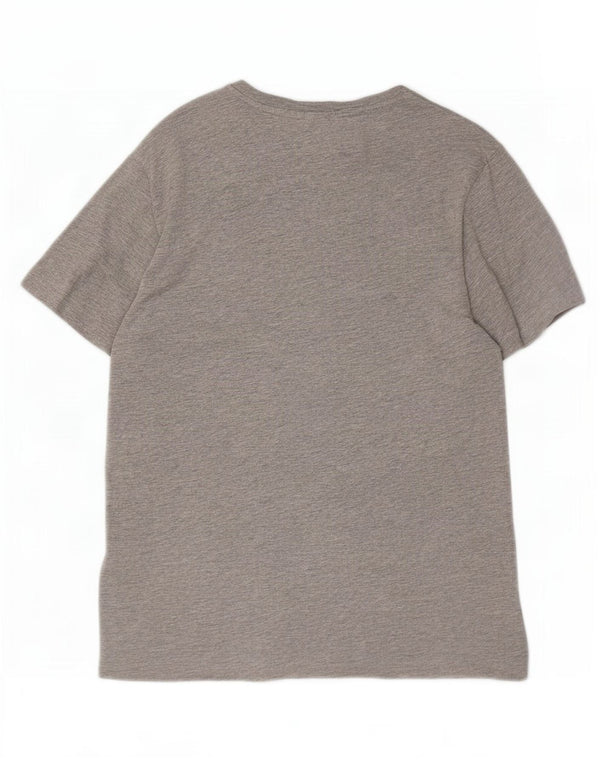 Champion T-Shirt Graphique Homme Gris Moyen Moucheté