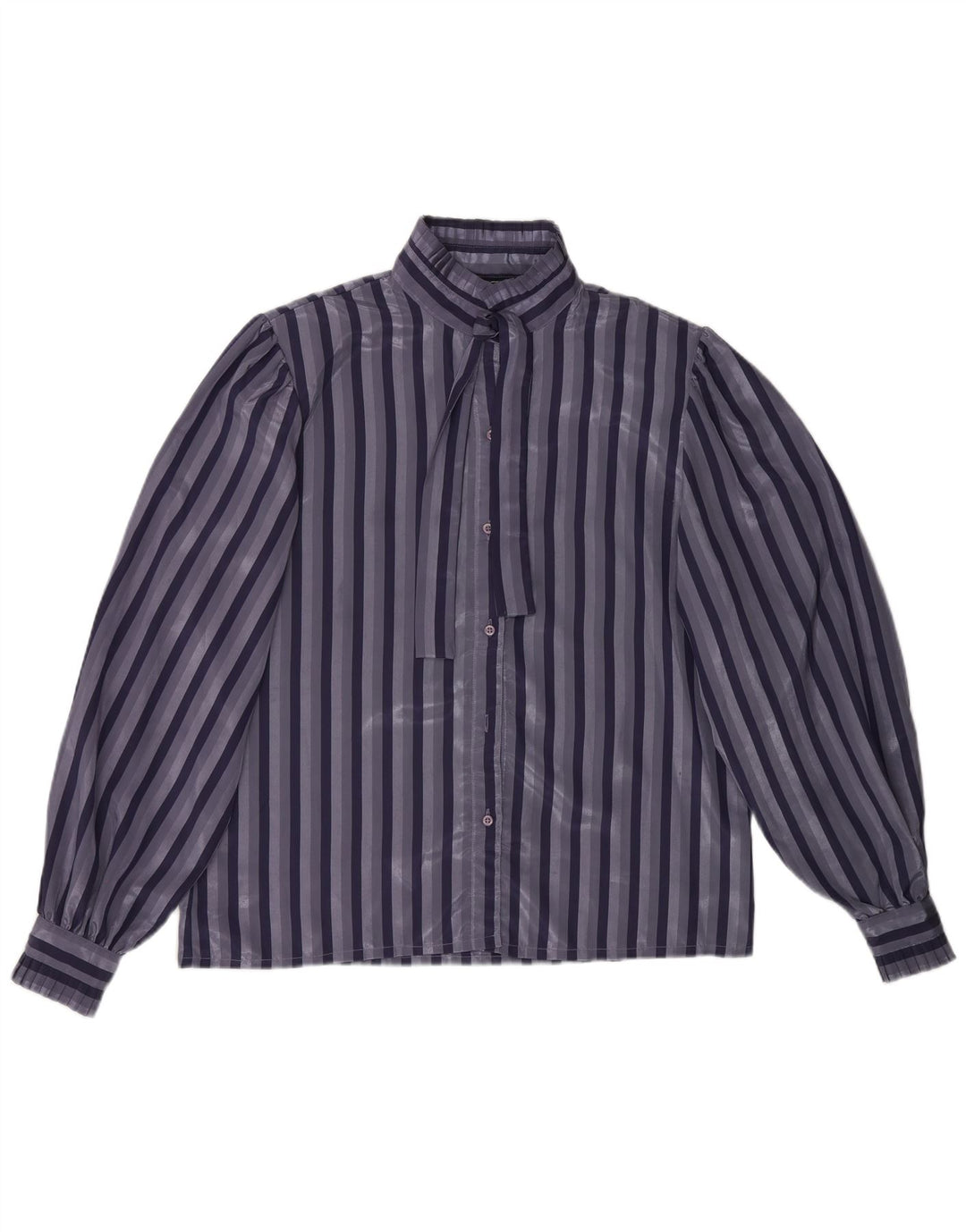 Jacques Vert Chemisier Femme UK 16 Large Bleu Rayé
