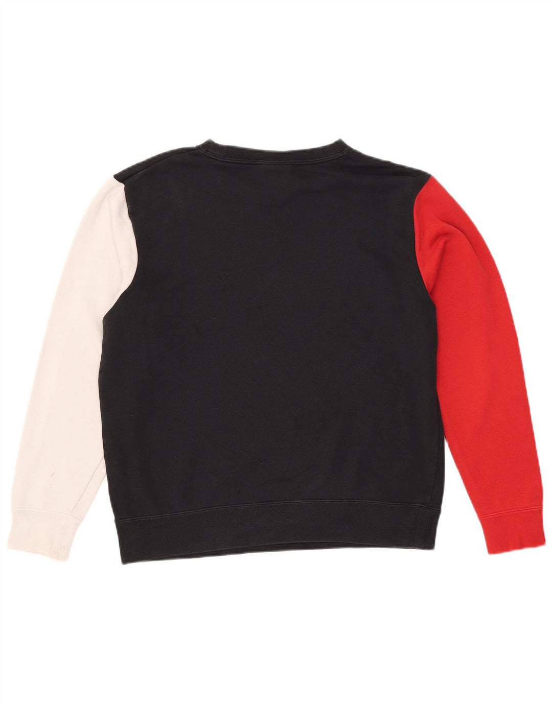 NIKE Sweat-shirt surdimensionné pour femme UK 10 Petit colorblock noir