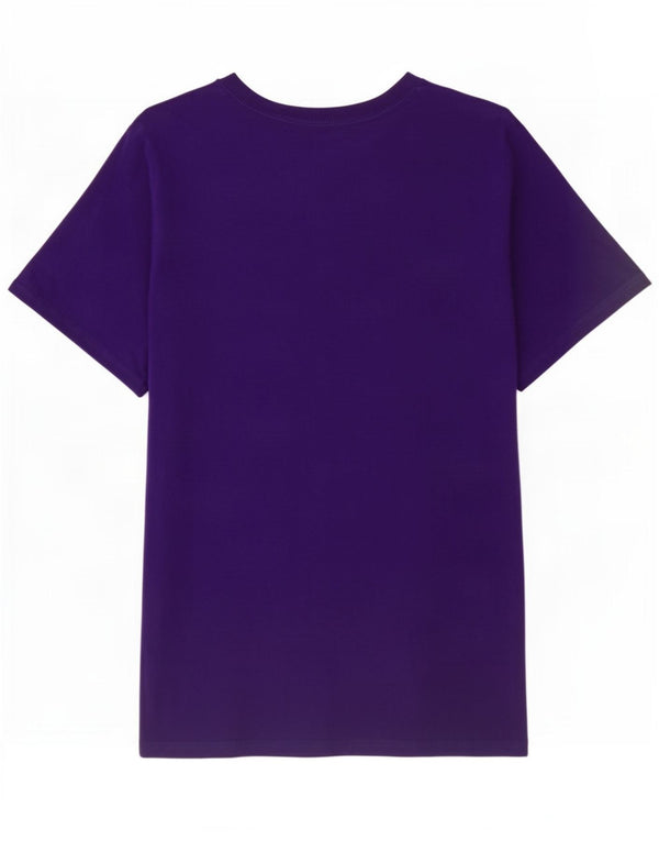 T-shirt graphique Adidas pour homme en coton violet moyen