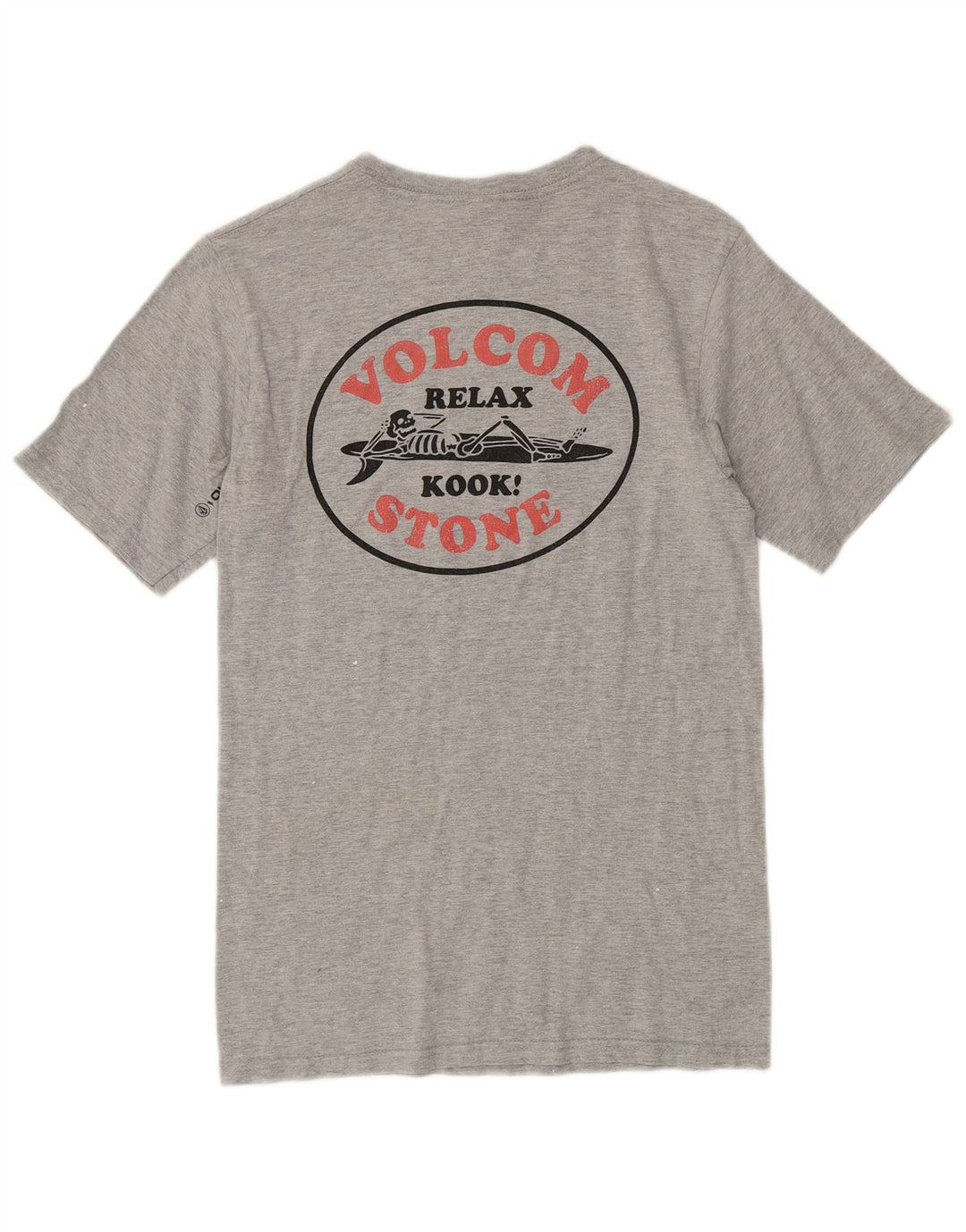 Volcom T-Shirt Graphique Homme Petit Gris Coton