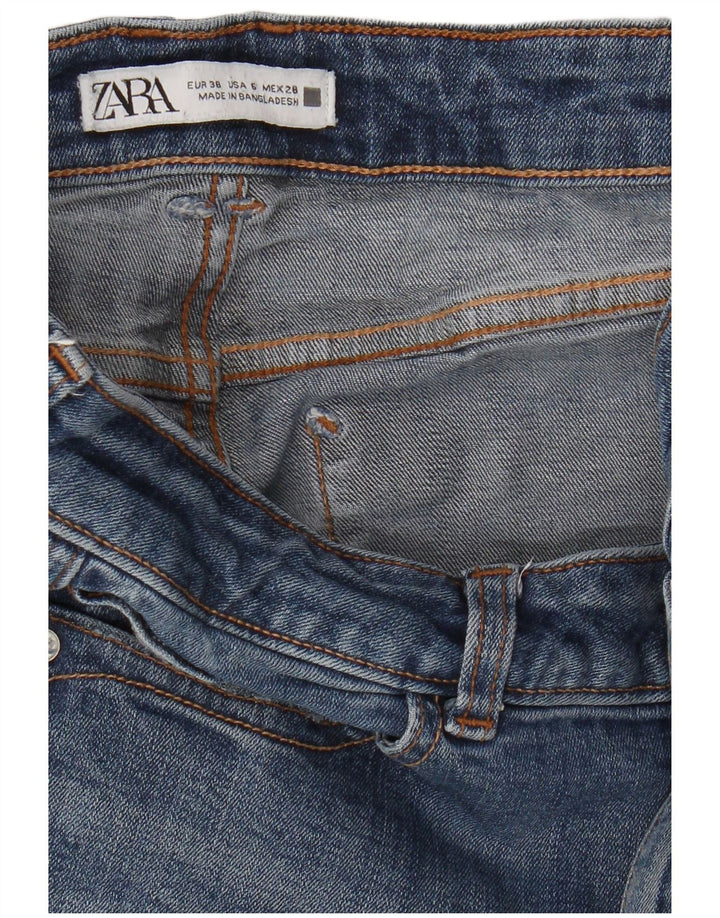 Zara Jean Slim Femme EU 38 Petit W28 L26 Bleu