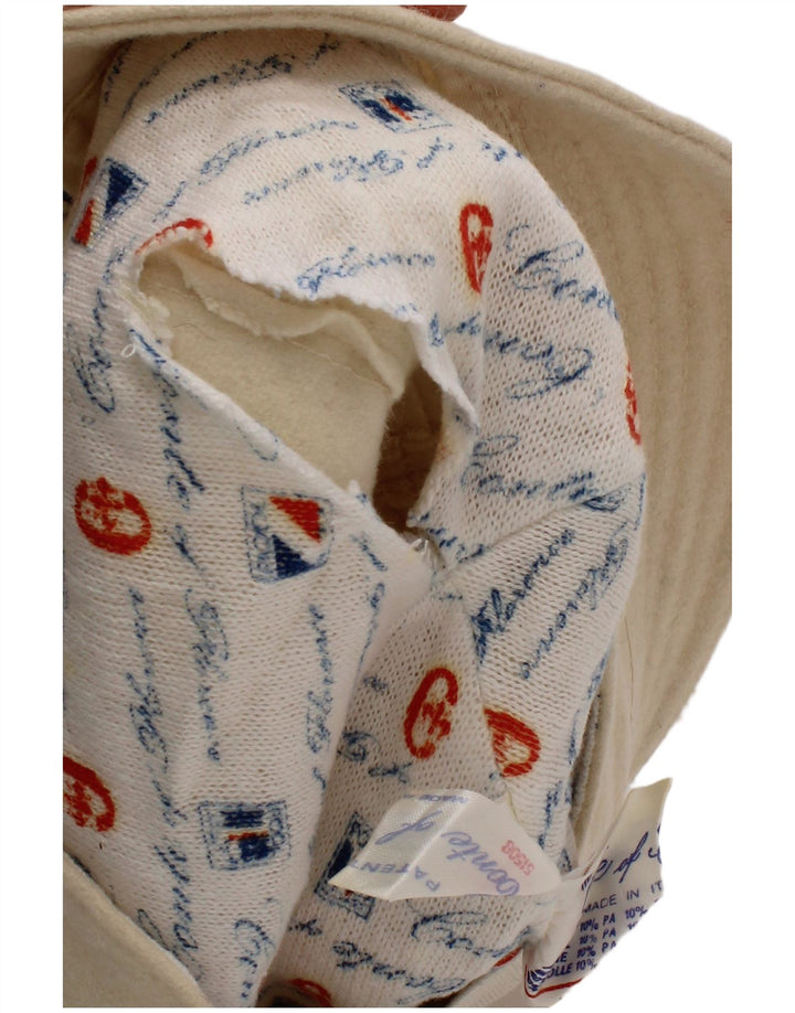 Conte of Florence Chapeau bob pour homme en laine blanc cassé
