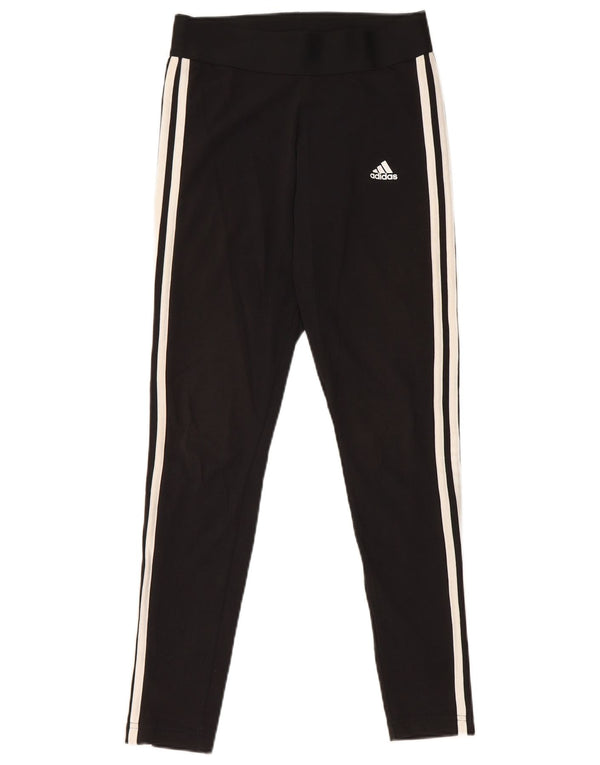 Adidas Leggings Femme UK 8/10 Petit Noir Coton