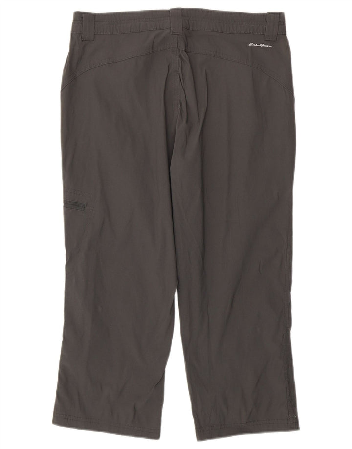 EDDIE BAUER Pantalon capri cargo droit pour femme US 4 Small W30 L21 Gris