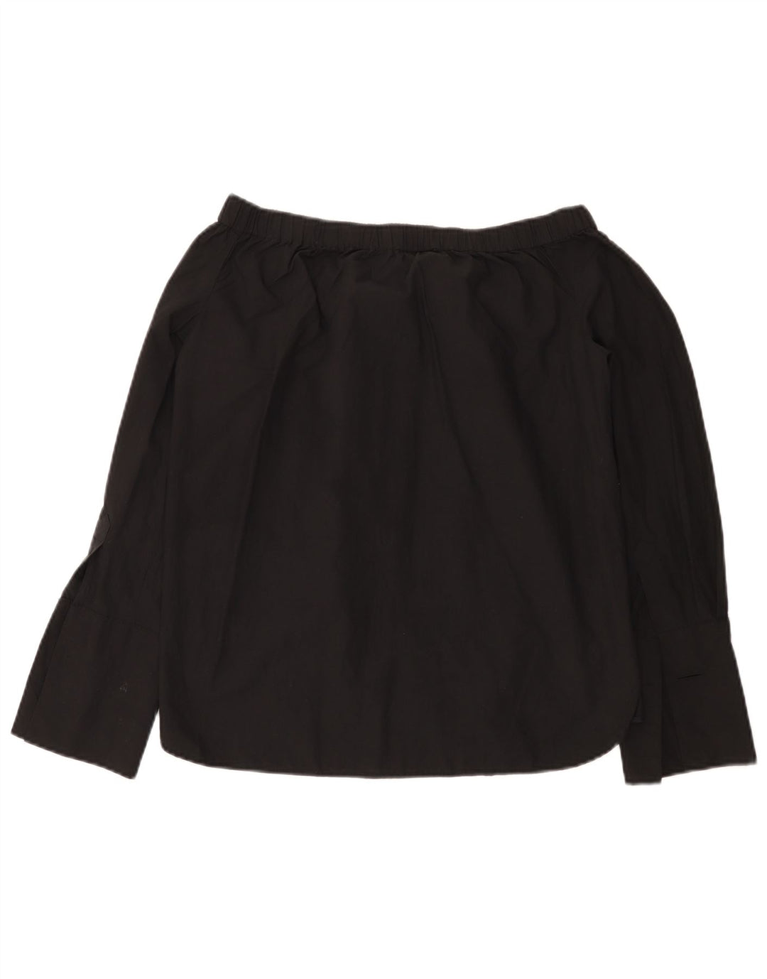 Zara Haut surdimensionné à épaules dénudées pour femme UK 6 XS Noir
