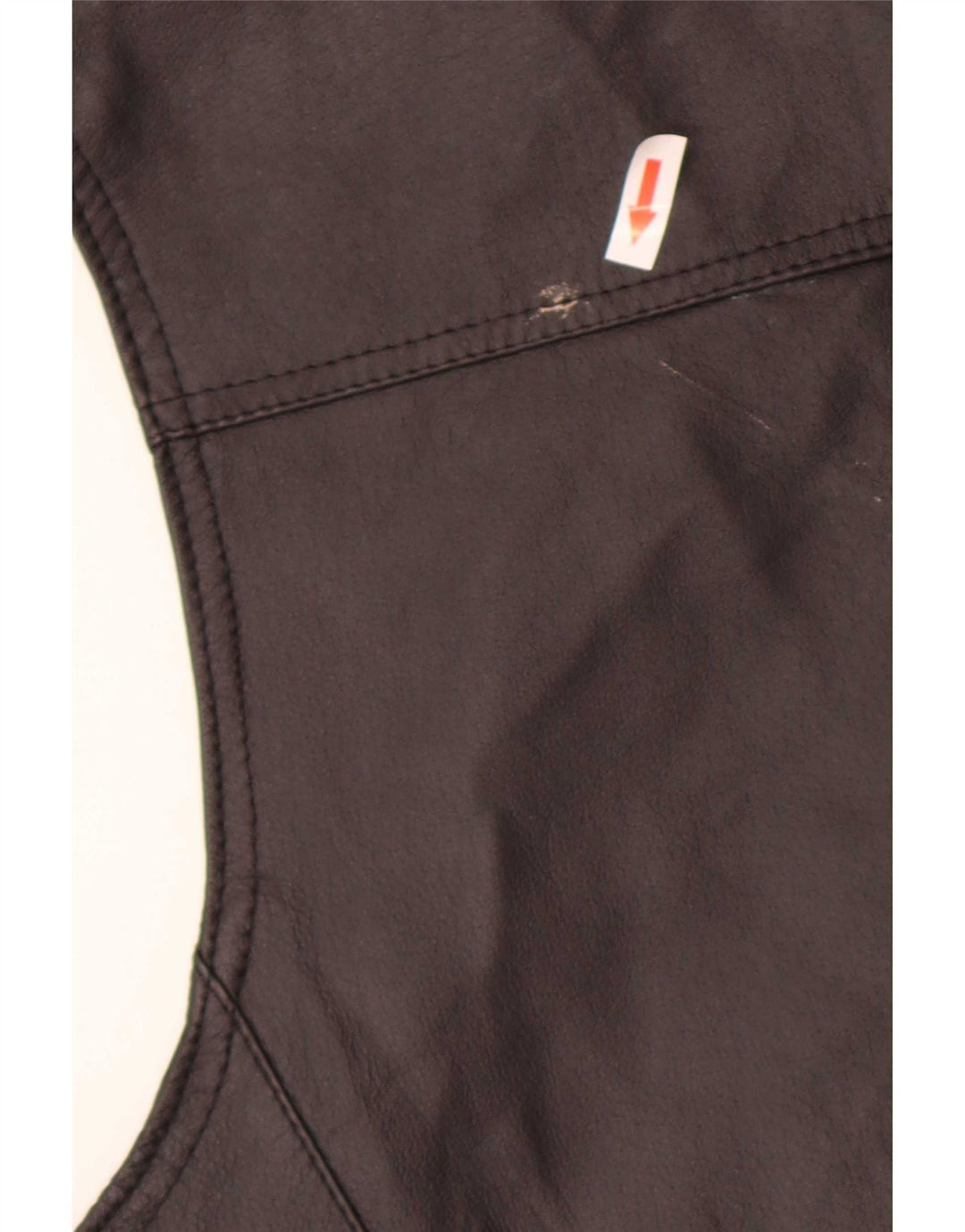 John F Gee Gilet en cuir pour homme Taille L Noir