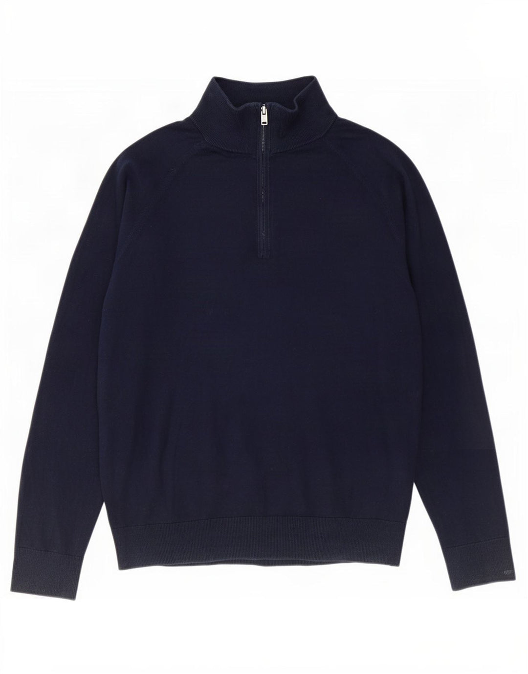 Gap Pull Col Zippé Homme Grand Bleu Marine Coton
